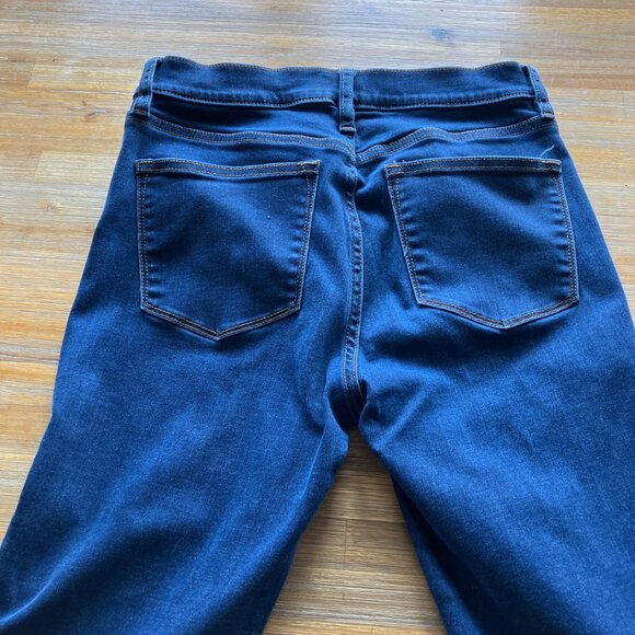 J. Crew 9" Highrise Toothpick dark wash classic‎ 5 pocket stretch denim size 29 - Picture 3 of 5